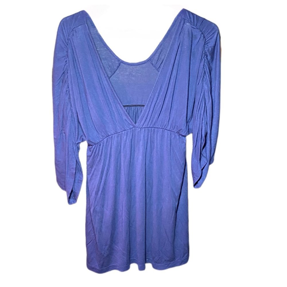 Navy Blue 3/4 sleeve blouse